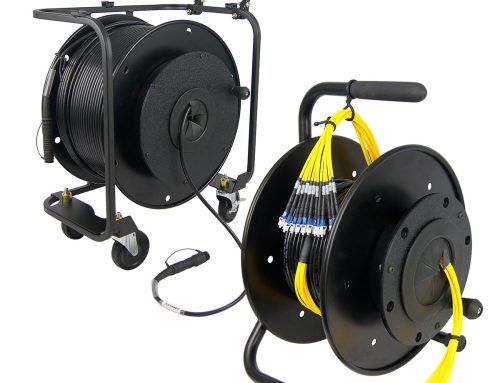 Hannay cable storage and broadcast reels