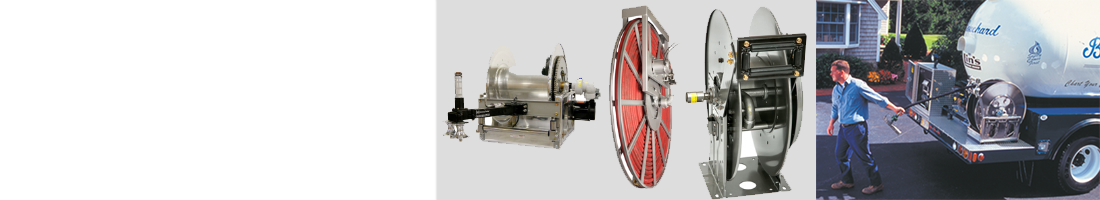 Hose reels for fuel delivery industry