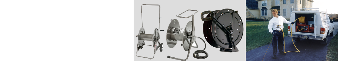 Hose reels for ground maintenance industry