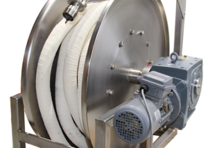 CIP-Hose Reel tank cleaning in dairy plants