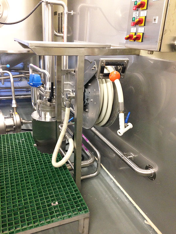 Dairy Washdown Hannay Series SSN800 - Hose reels for food and beverage processing